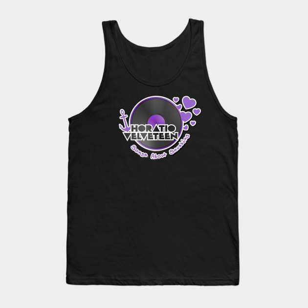 Horatio Velveteen's Greatest Hits - PURP RECORD Tank Top by MortalMerch